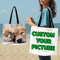 Sac fourre-tout personnalisé avec photo d'animal