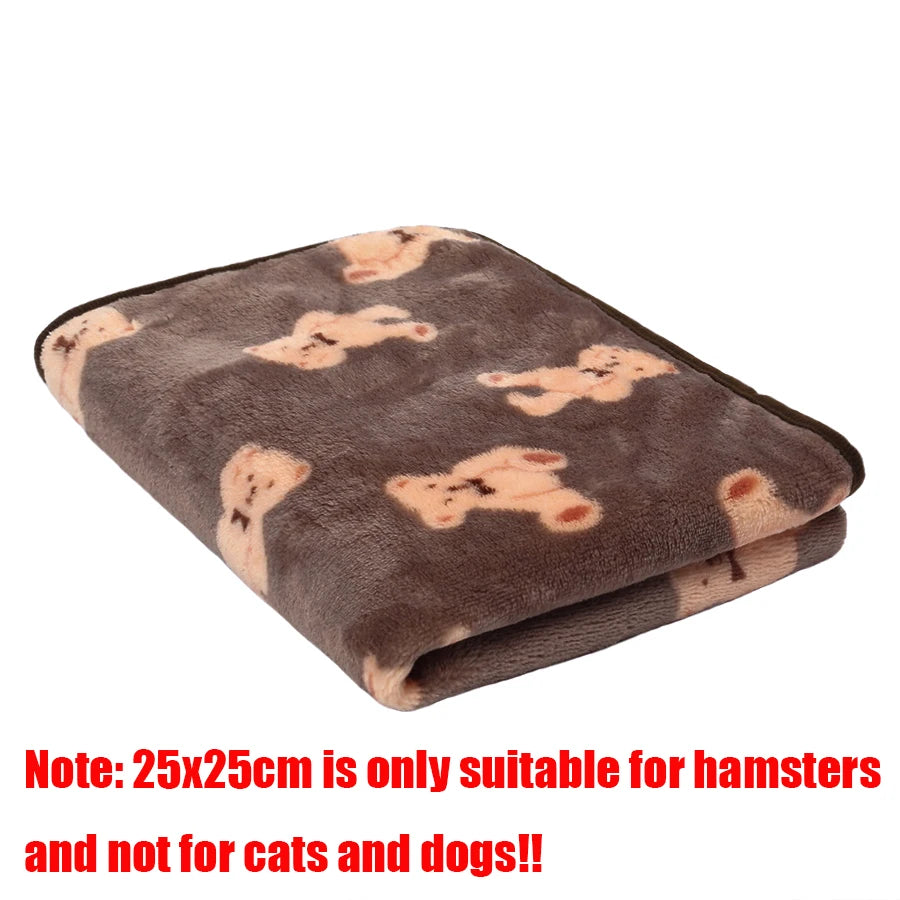 Couverture Douce en Flanelle pour Chien - Motif Pattes, Chaude et Confortable