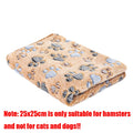 Couverture Douce en Flanelle pour Chien - Motif Pattes, Chaude et Confortable