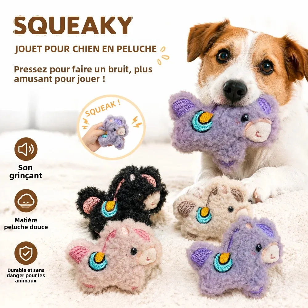 Mini jouet peluche couineur pour chien