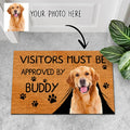 Custom Dog Doormat Personalized Welcome Pets Mat Funny Dogs Rugs For Pet Lovers Housewarming Gifts Custom Camping  Kennel Mat