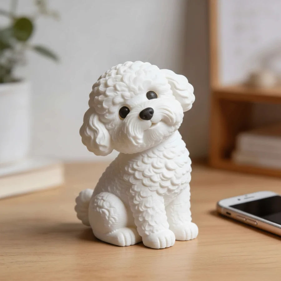 Figurine décorative chien miniature
