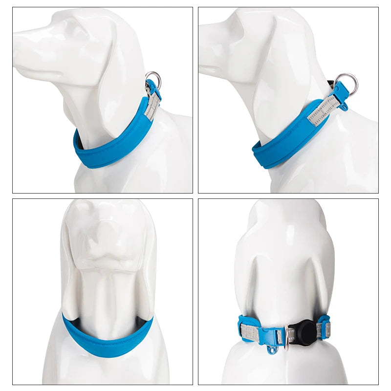Personalized PU Leather Dog Collar – Free Engraving